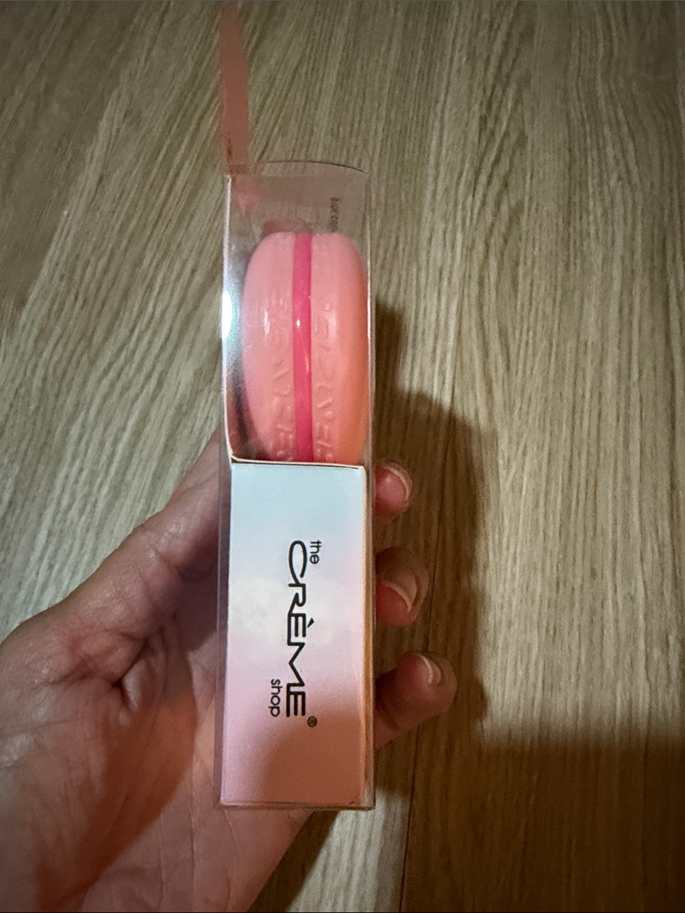 The Creme Shop Pink Cotton Candy Macaron Lip Balm NIB - Picture 5 of 9